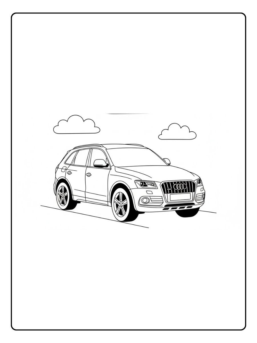 Audi Q5 Ausmalbilder