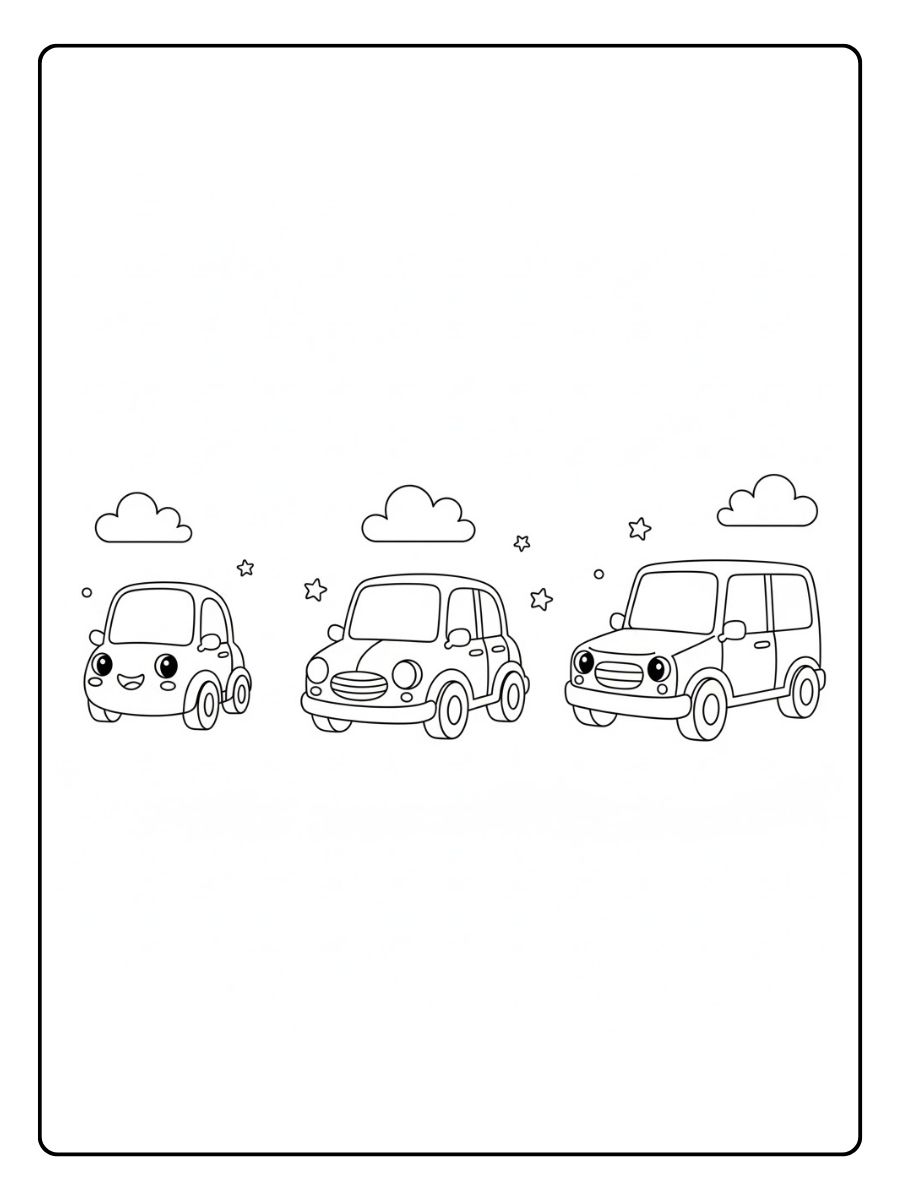 Ausmalbilder Autos Sammlung