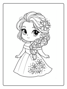 Ausmalbilder für mädchen