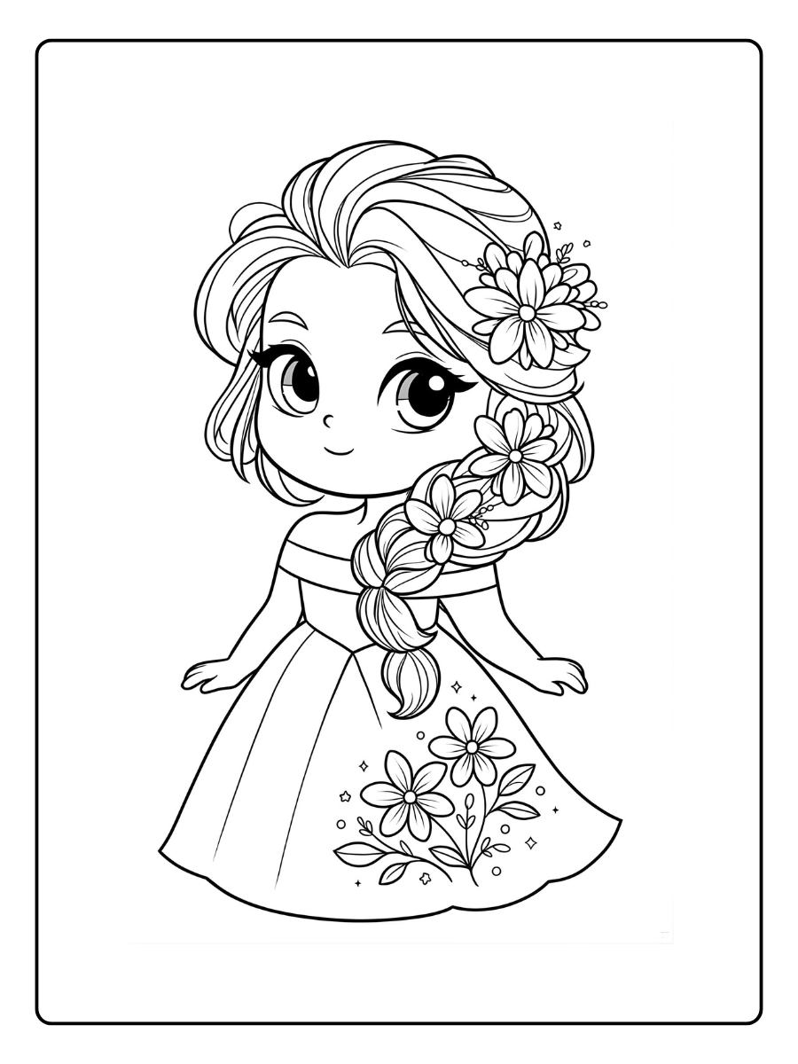 Ausmalbilder für mädchen