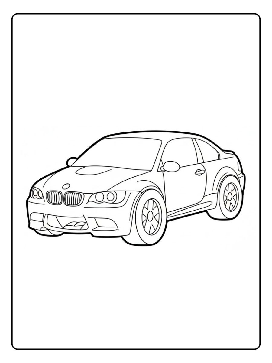 BMW Ausmalbilder Auto M3