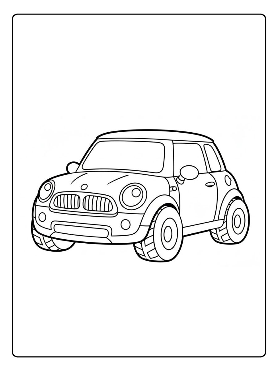 BMW Ausmalbilder Kinderauto