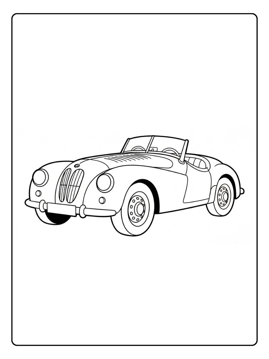 BMW Ausmalbilder Oldtimer