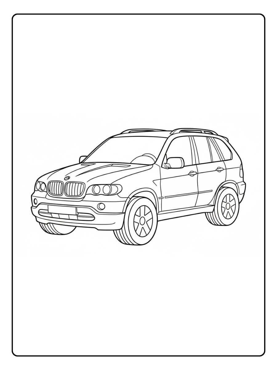 BMW Ausmalbilder SUV