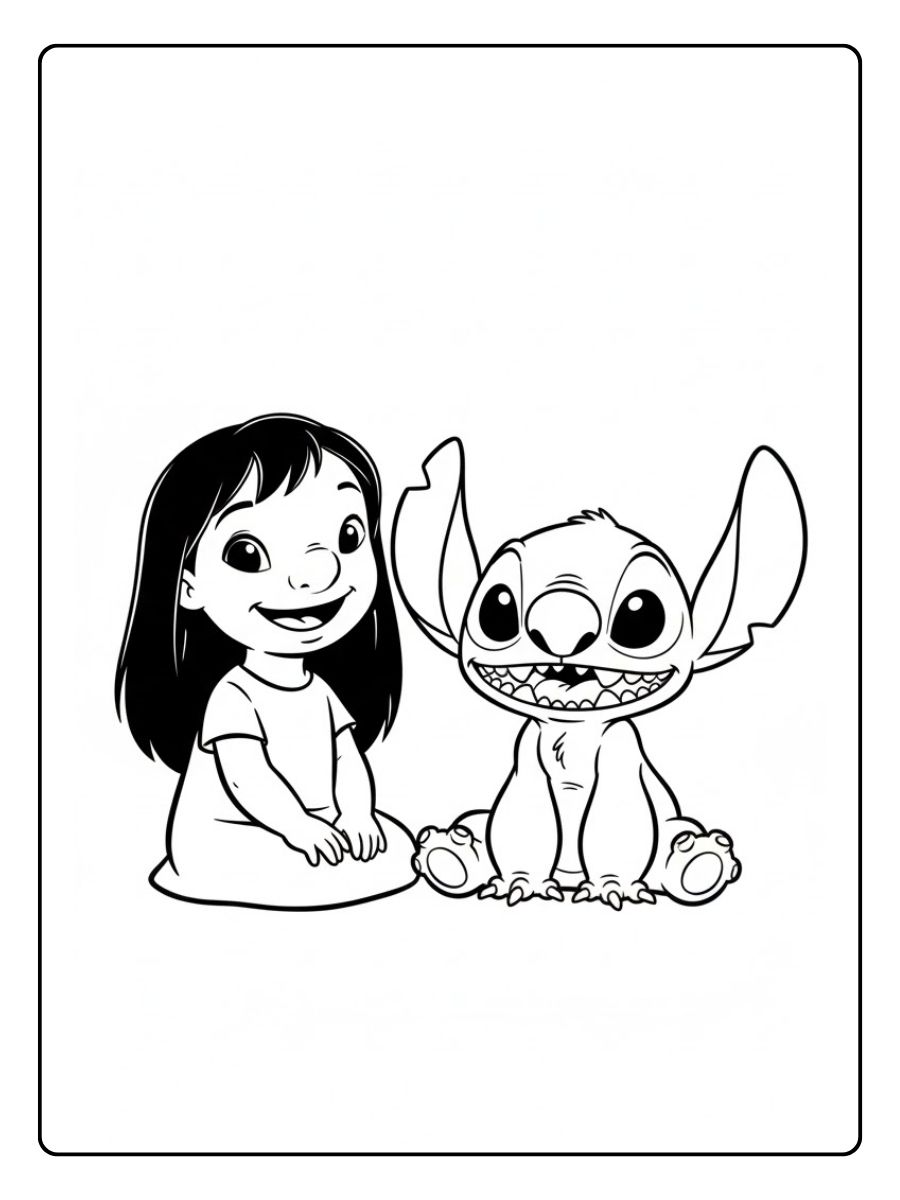 Baby Stitch mit Lilo