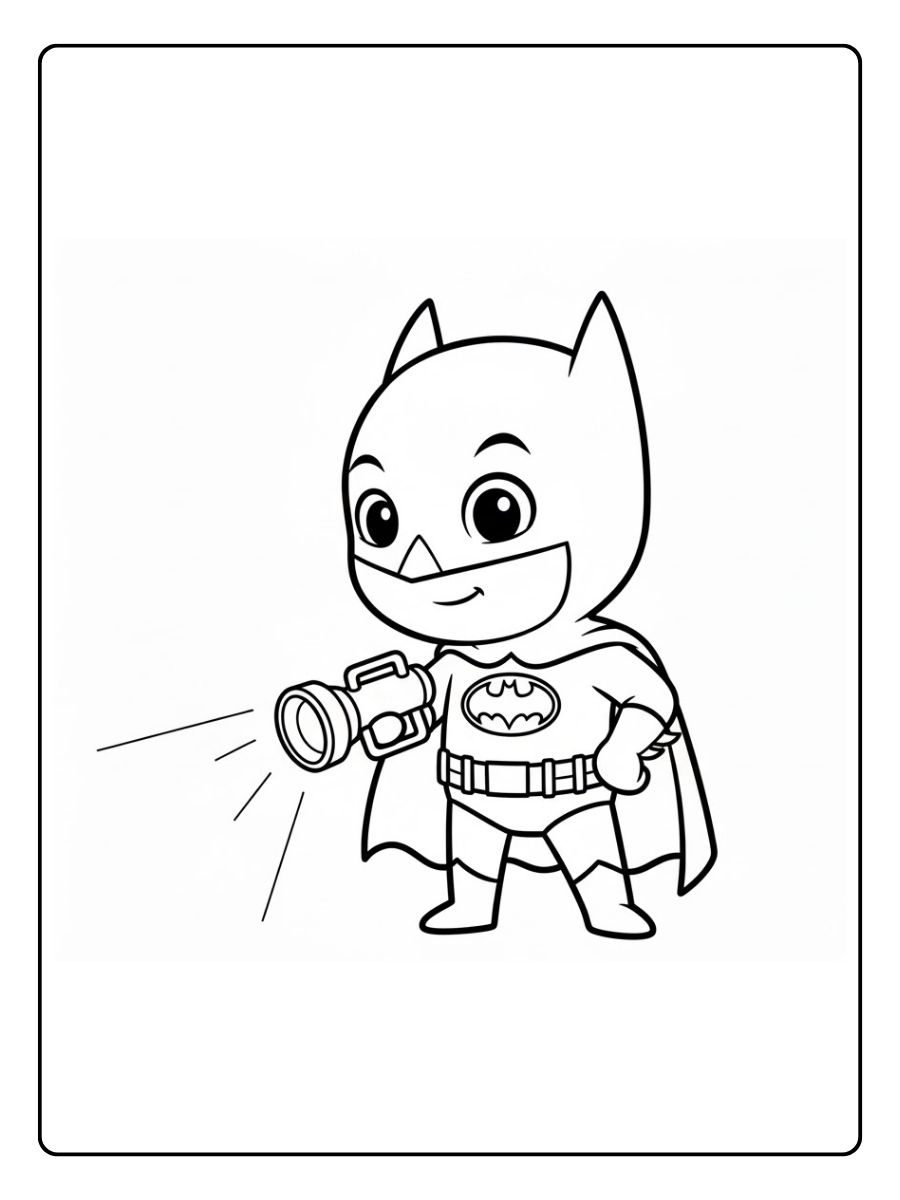 Batman Ausmalbilder Kinderfreundlich