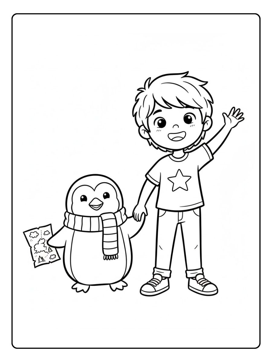 Benni Ausmalbild Schule der magischen Tiere