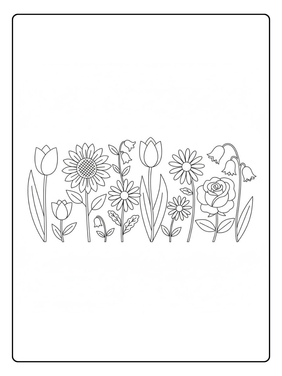 Blumen Ausmalbilder Sammlung