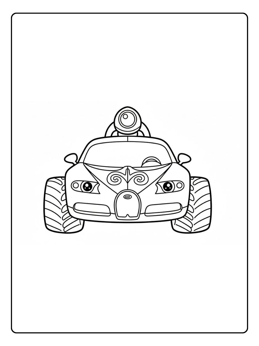 Bugatti Veyron Ausmalbilder