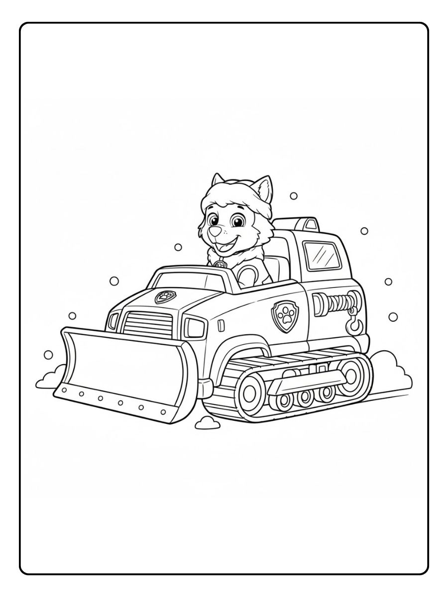 Everest Paw Patrol Schneefahrzeug