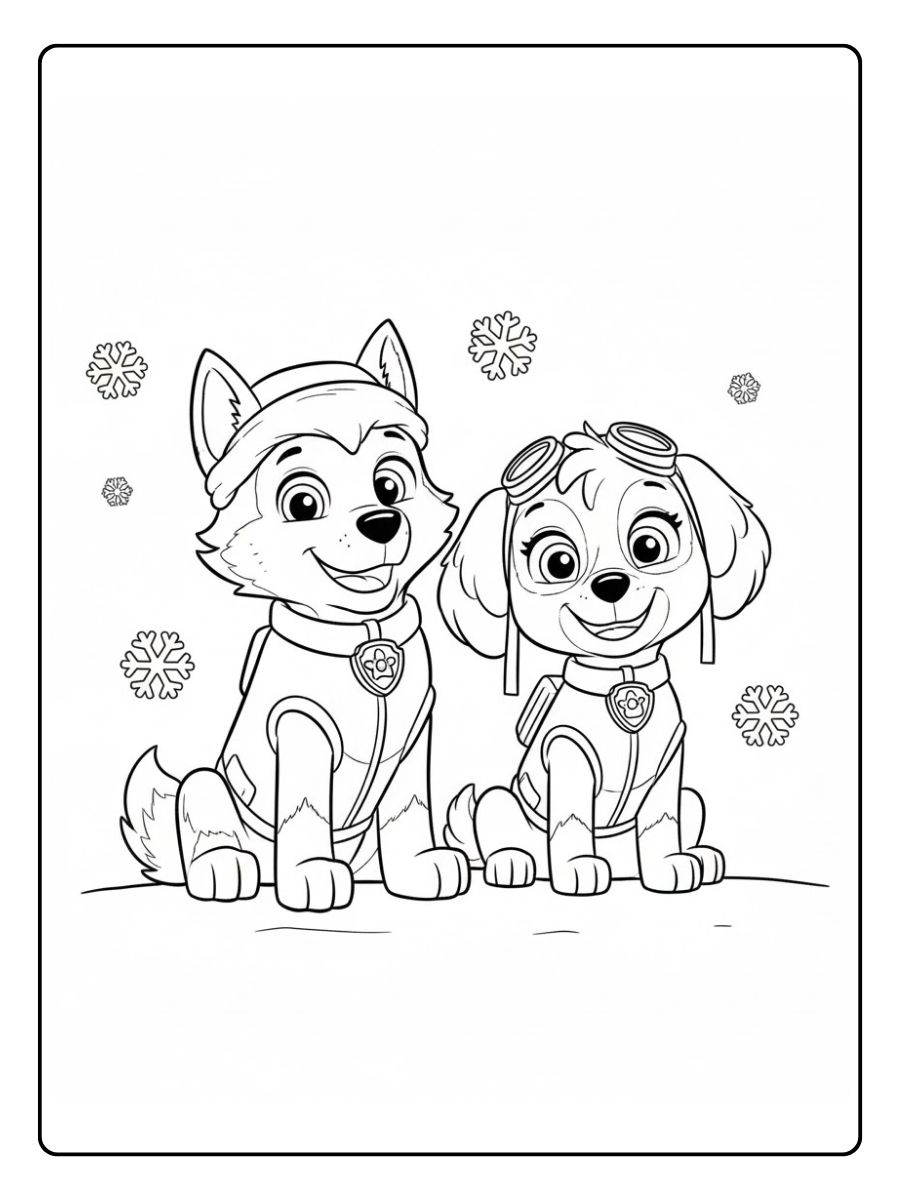 Everest Paw Patrol und Skye