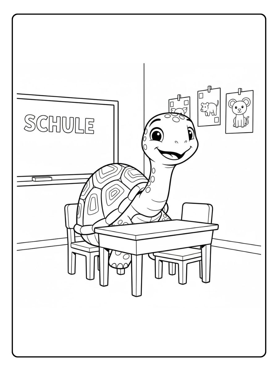 Henrietta Ausmalbild Schule der magischen Tiere