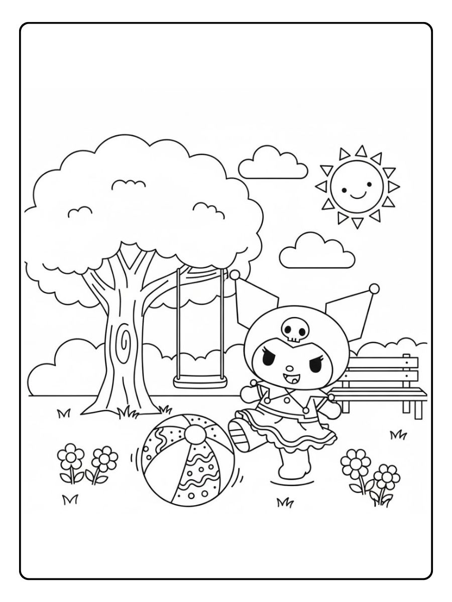 Kuromi Ausmalbilder Spielen