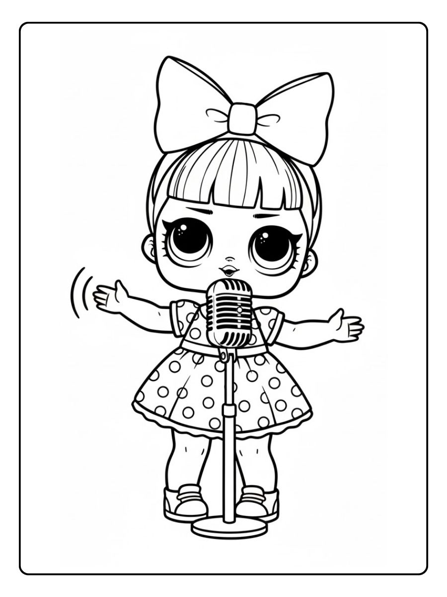 LOL Puppe mit Mikrofon