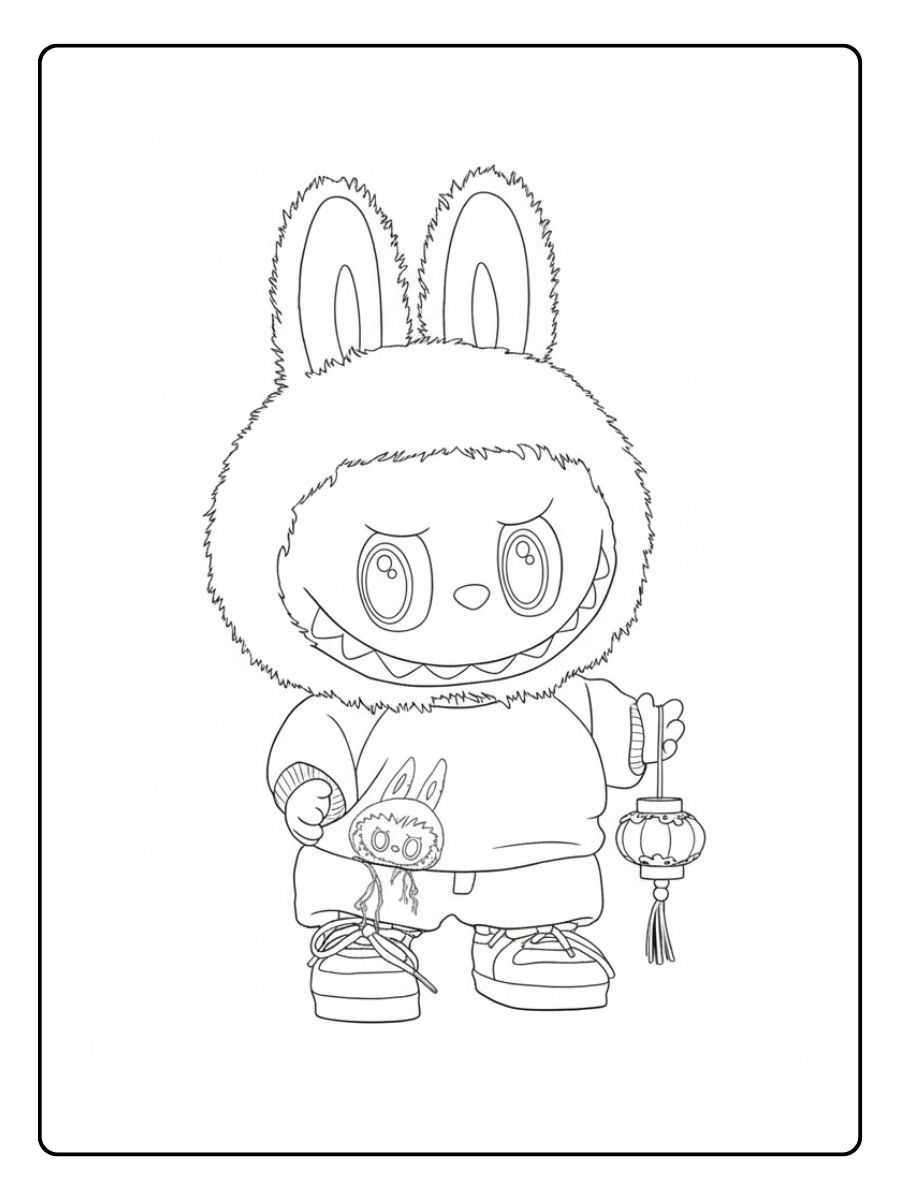 Labubu Ausmalbilder Mondfest