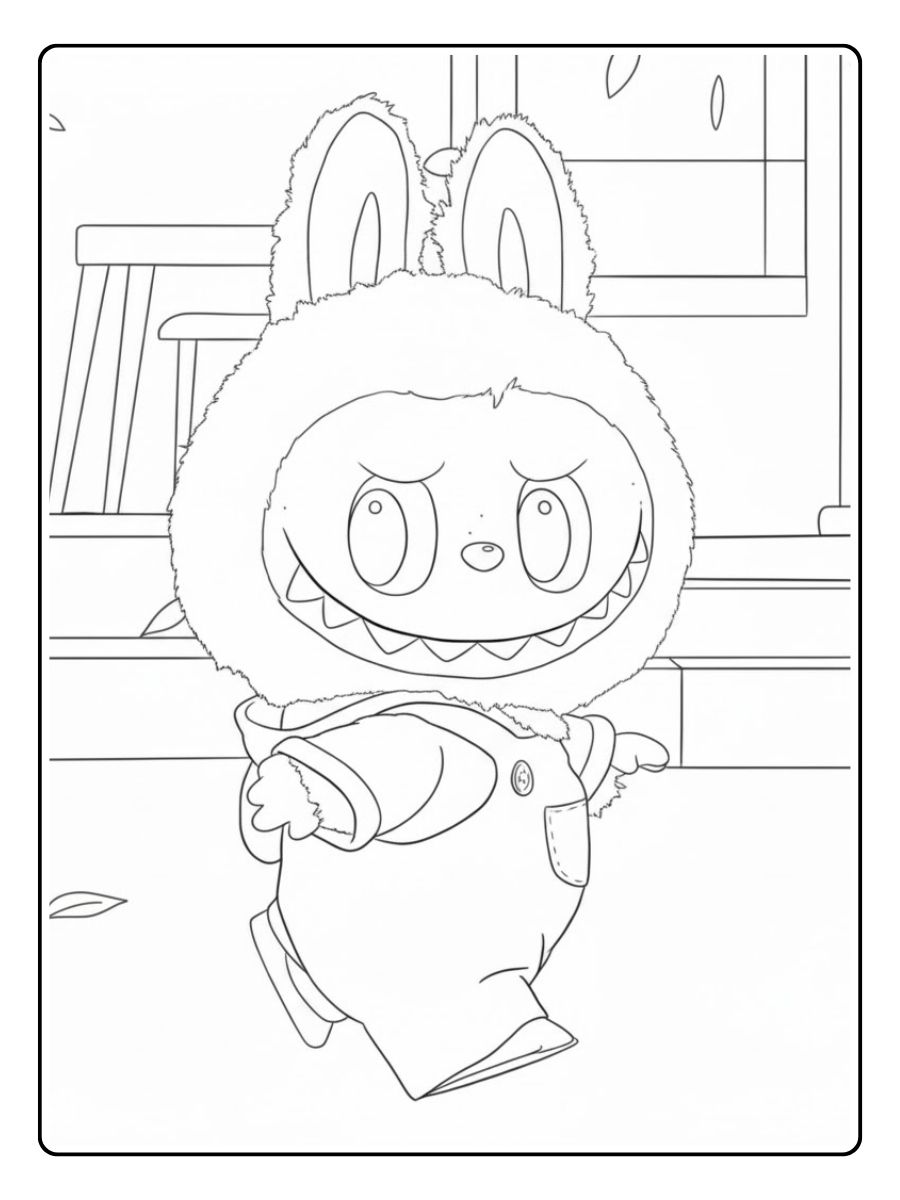 Labubu Ausmalbilder Spaß