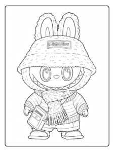 Labubu Ausmalbilder Winter