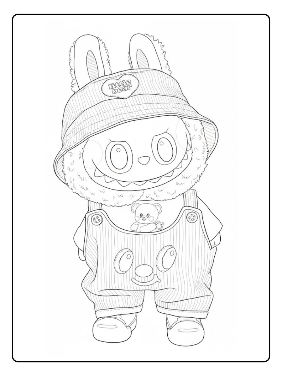 Labubu Ausmalbilder