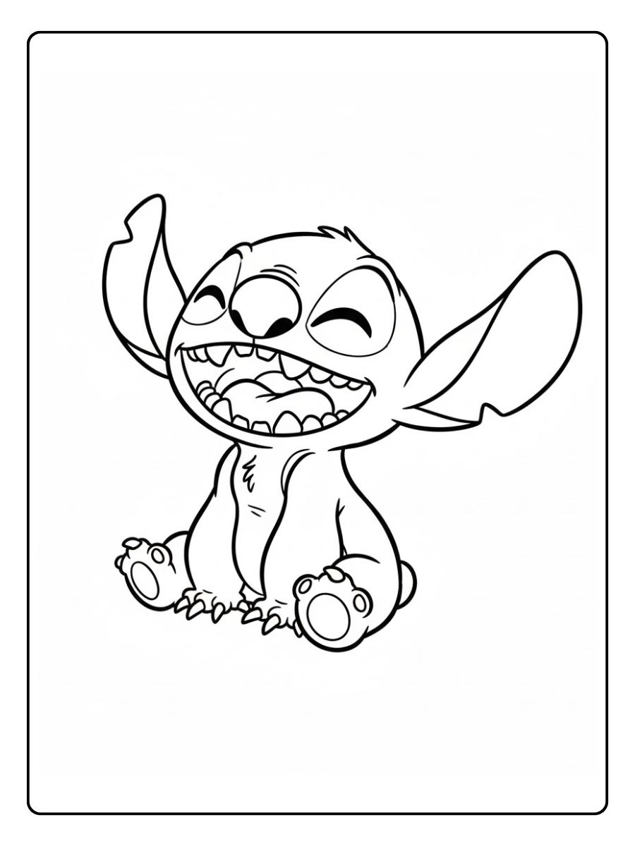 Lachender Baby Stitch