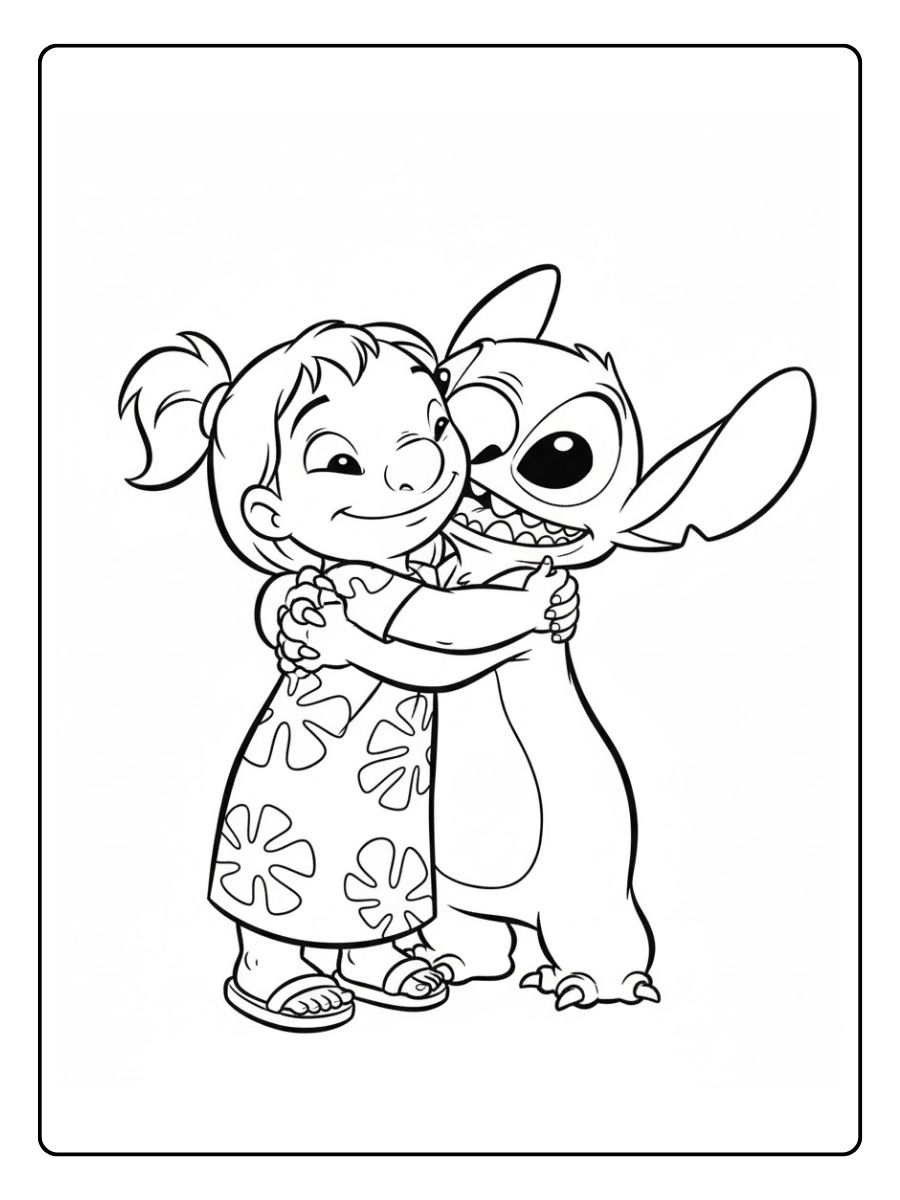 Lilo und Stitch Ausmalbilder