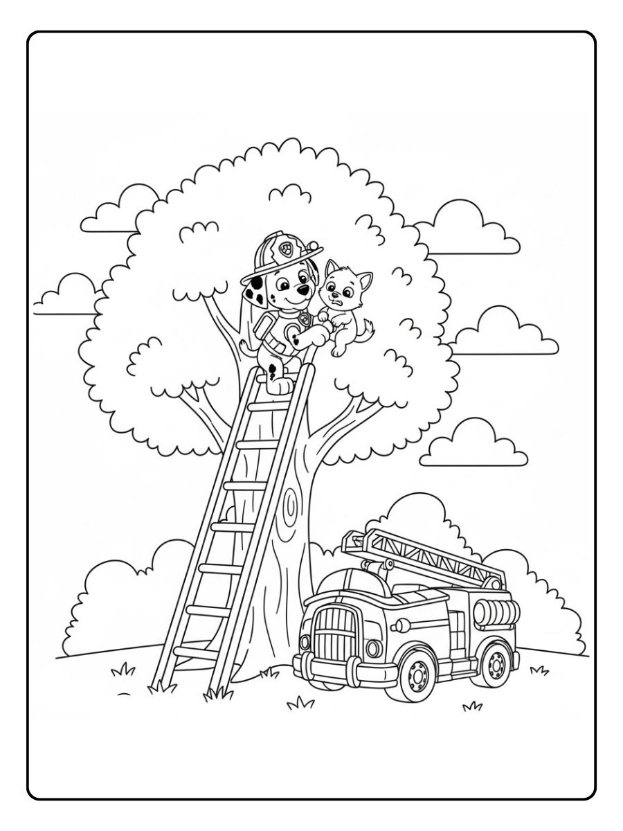 Marshall rettet Katze