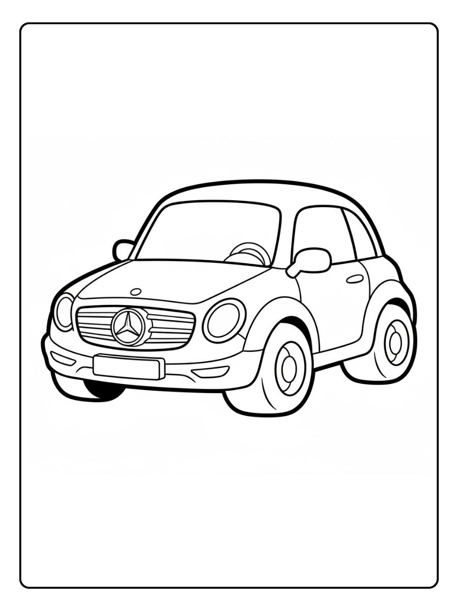 Mercedes Benz Ausmalbilder für Kinder