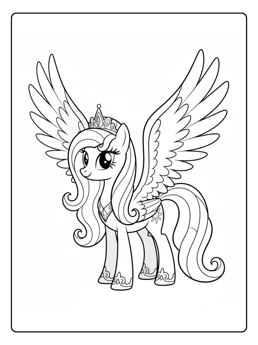 Princess Celestia My Little Pony Ausmalbilder