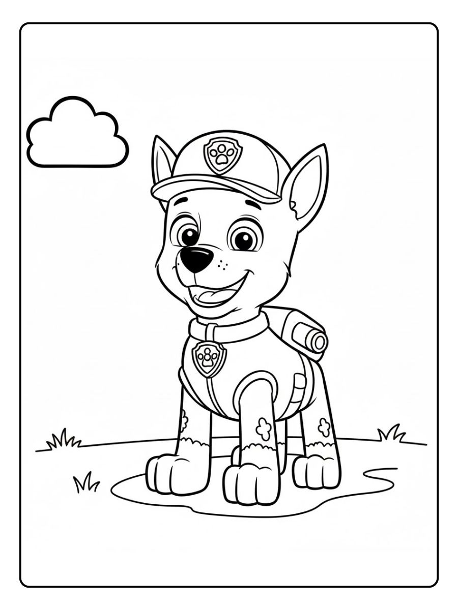 Rocky Ausmalbild Umwelt