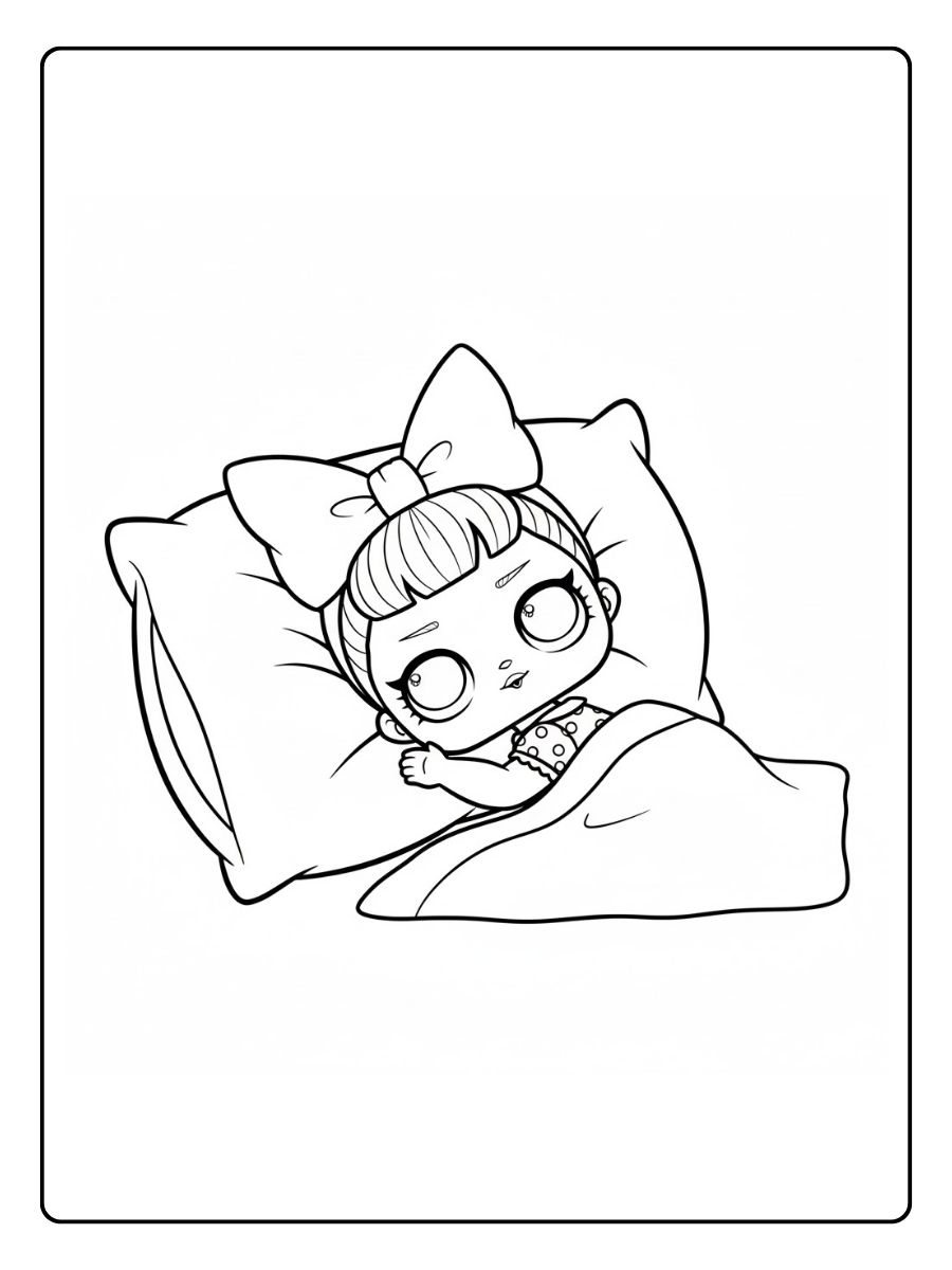 Schlafende LOL Puppe