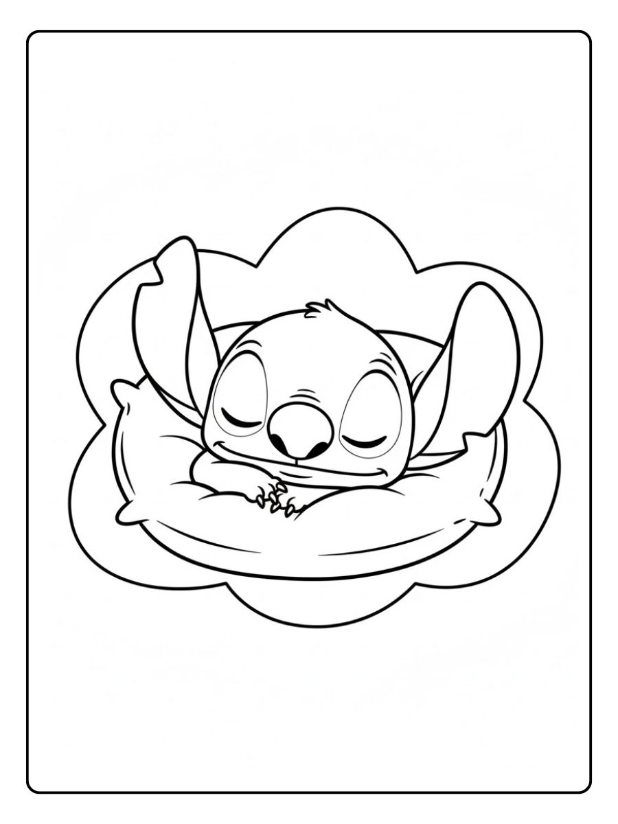 Schlafender Baby Stitch