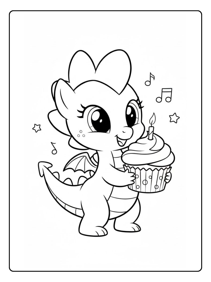 Spike My Little Pony Ausmalbilder