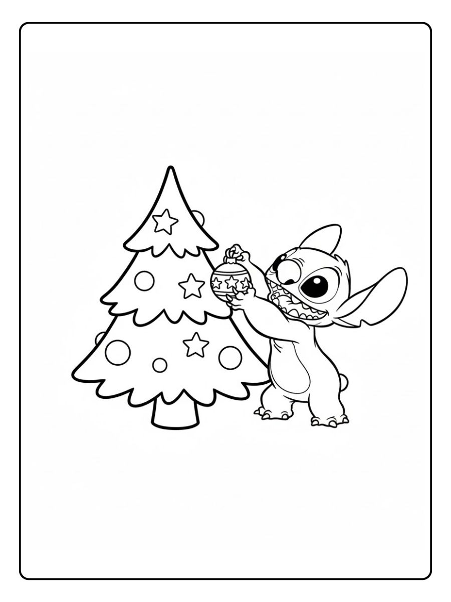 Stitch Weihnachten Baum