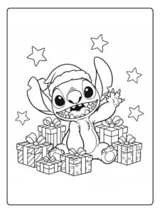 Stitch Weihnachten Freude