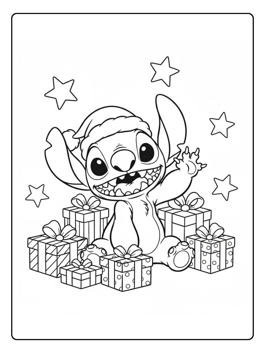 Stitch Weihnachten Freude