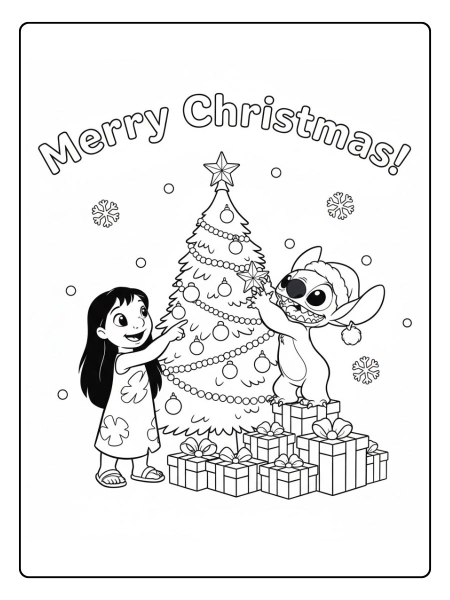 Stitch Weihnachten Lilo