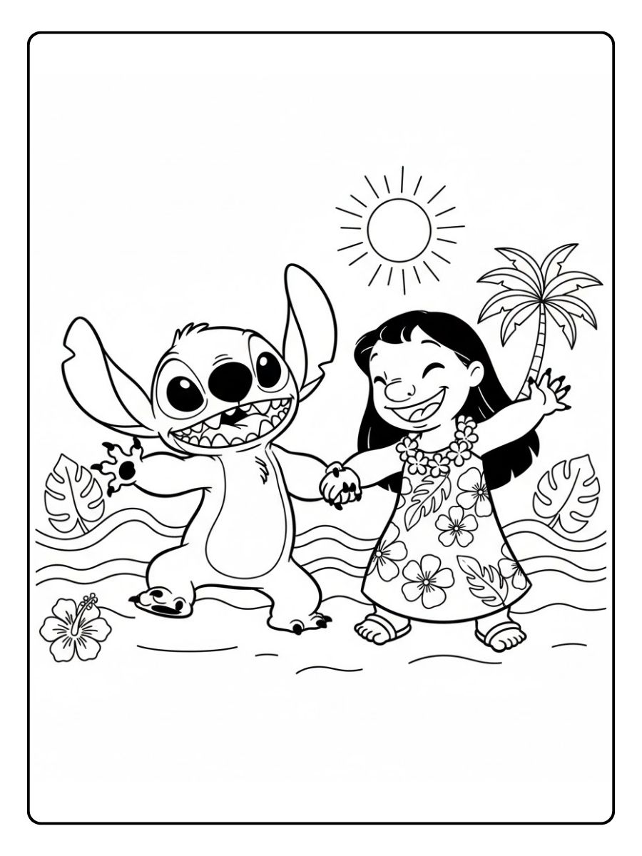 Stitch tanzt mit Lilo