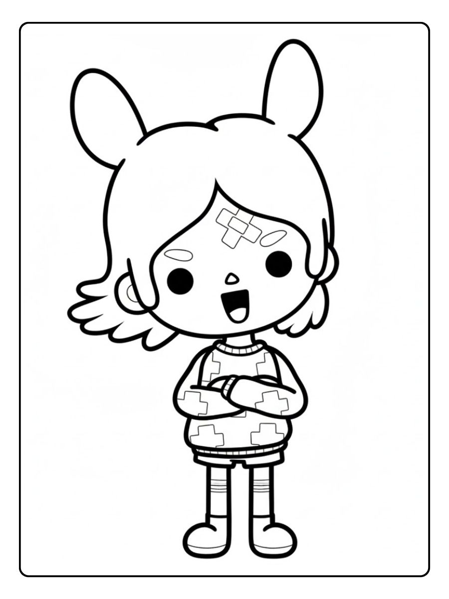 Toca Boca Ausmalbilder