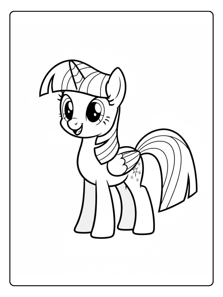 Twilight Sparkle My Little Pony Ausmalbilder
