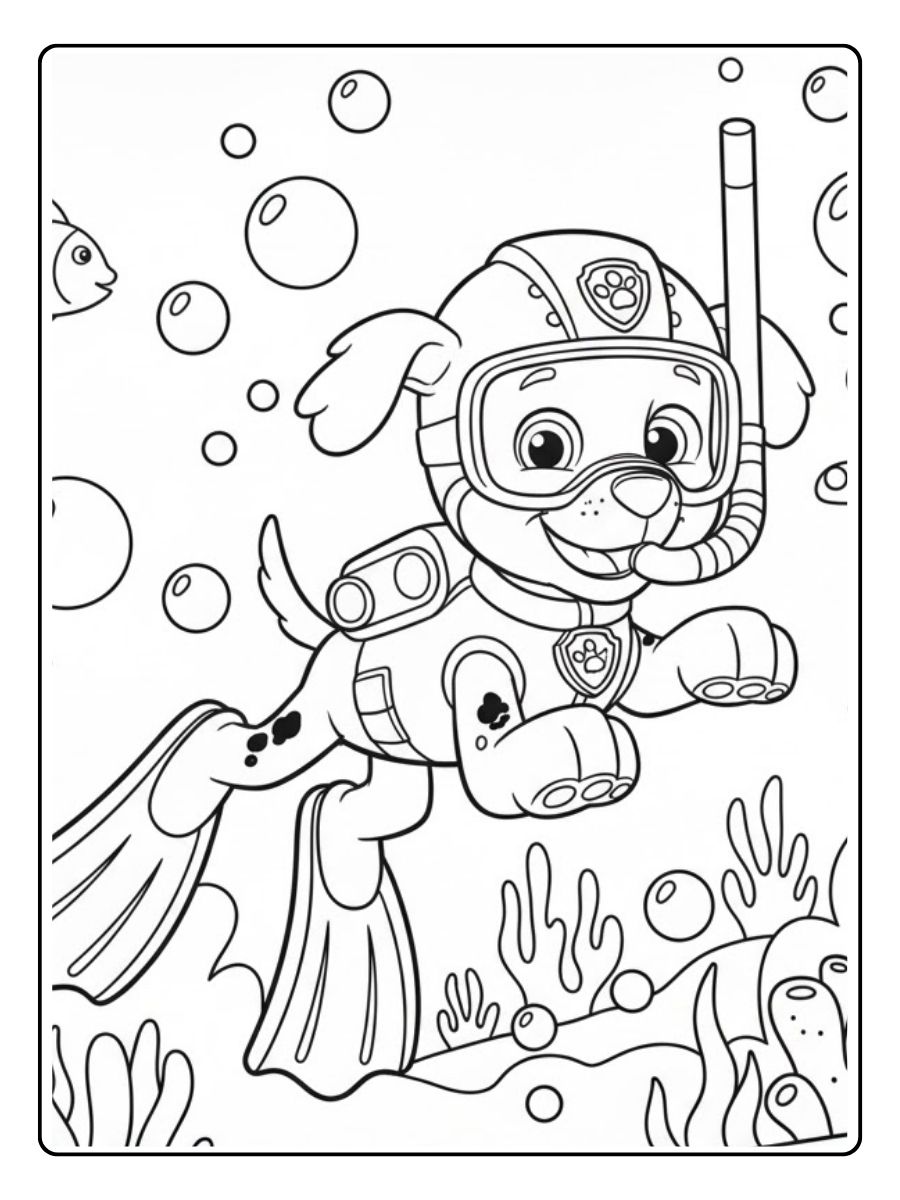 Zuma als Taucherheld