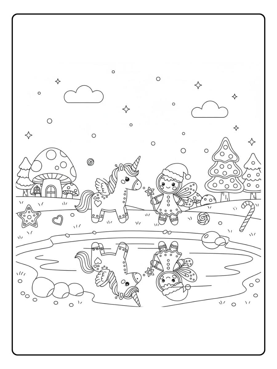 einhorn und fee am kristallsee