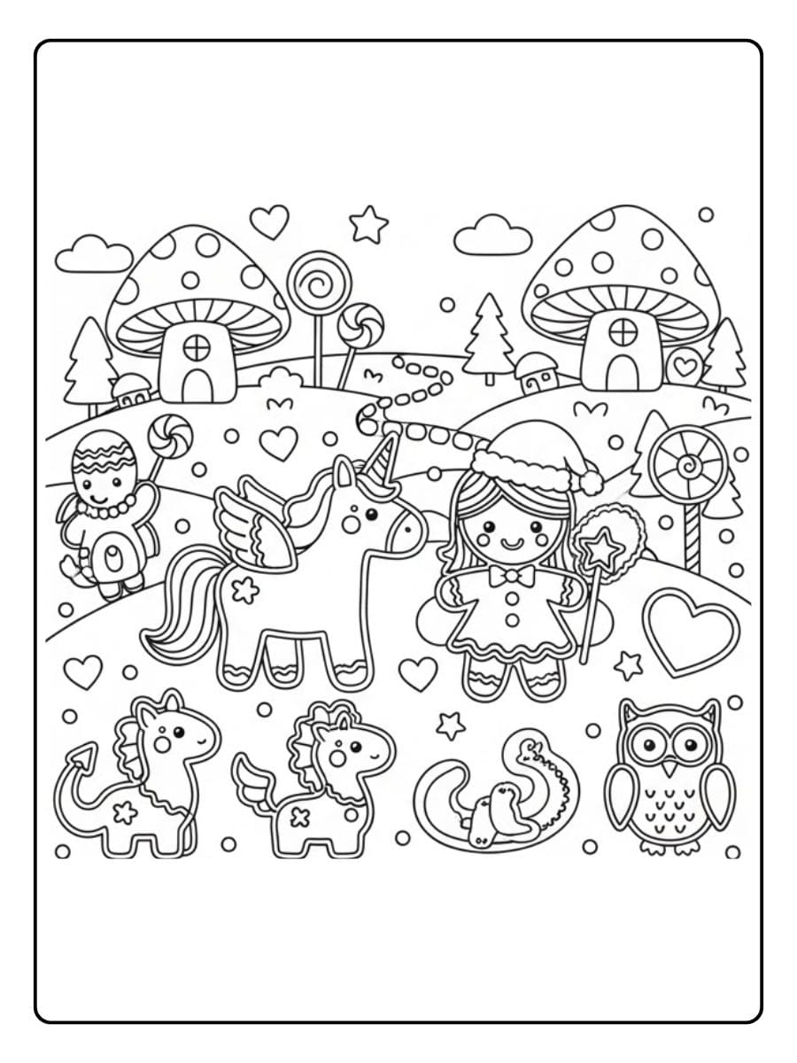 einhorn und fee mit magischen kreaturen