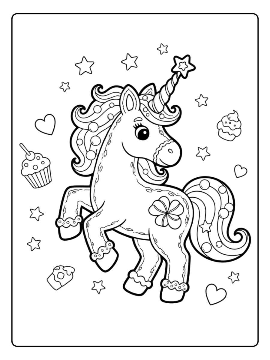 unicorn academy ausmalbilder mit den schönsten einhorn momenten