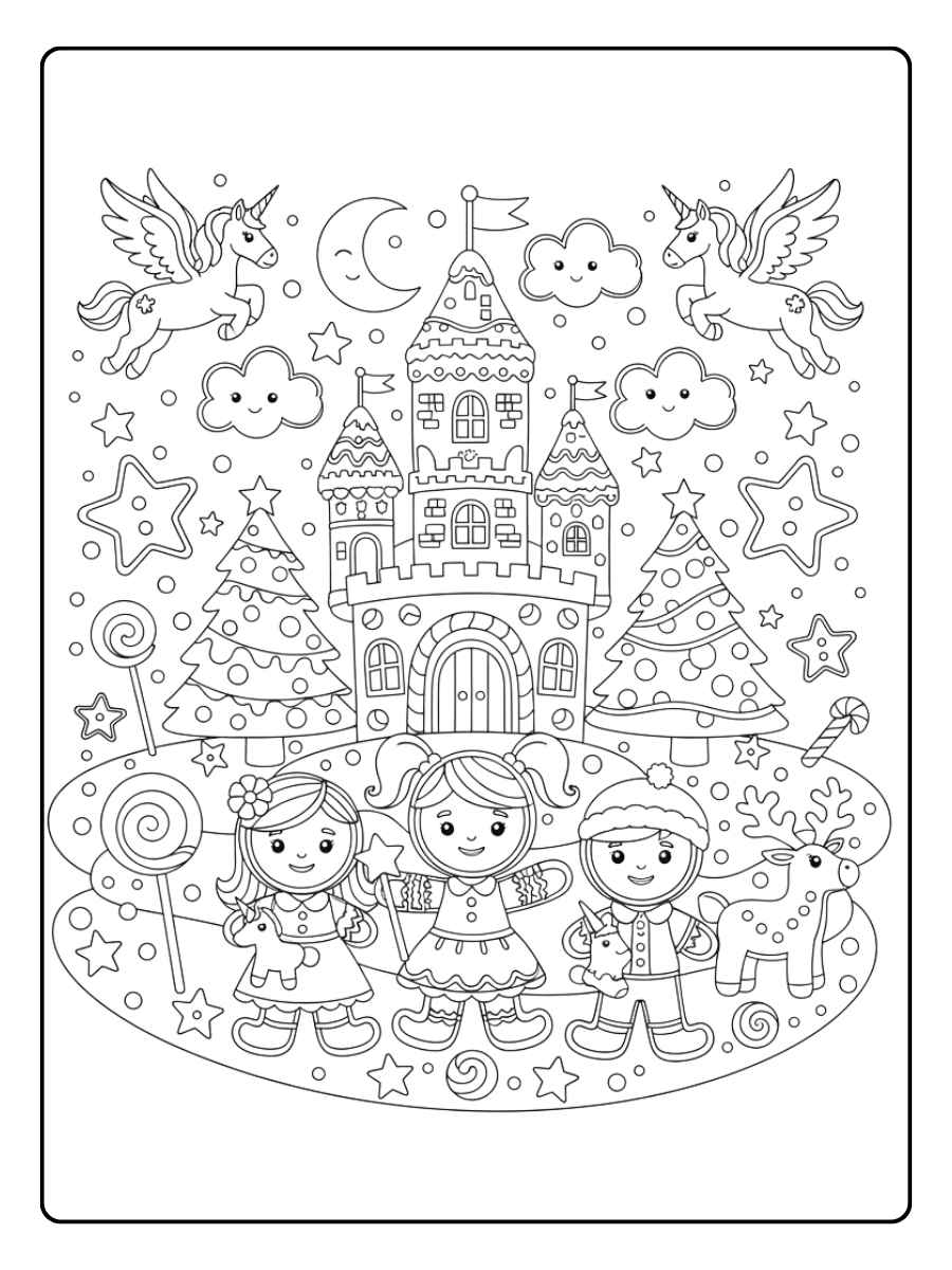 unicorn academy ausmalbilder mit sophia und ihren freunden