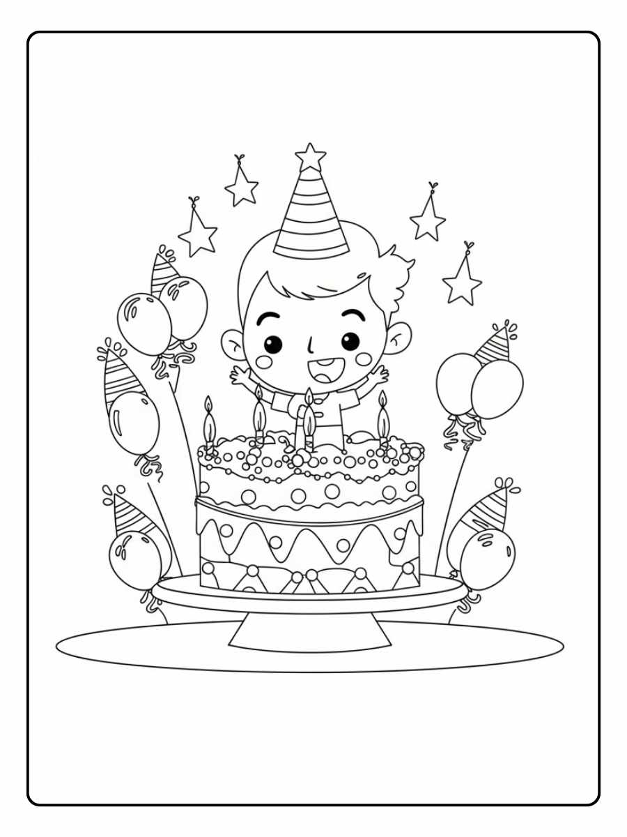 Ausmalbild Geburtstag Die Geburtstags Traumritter