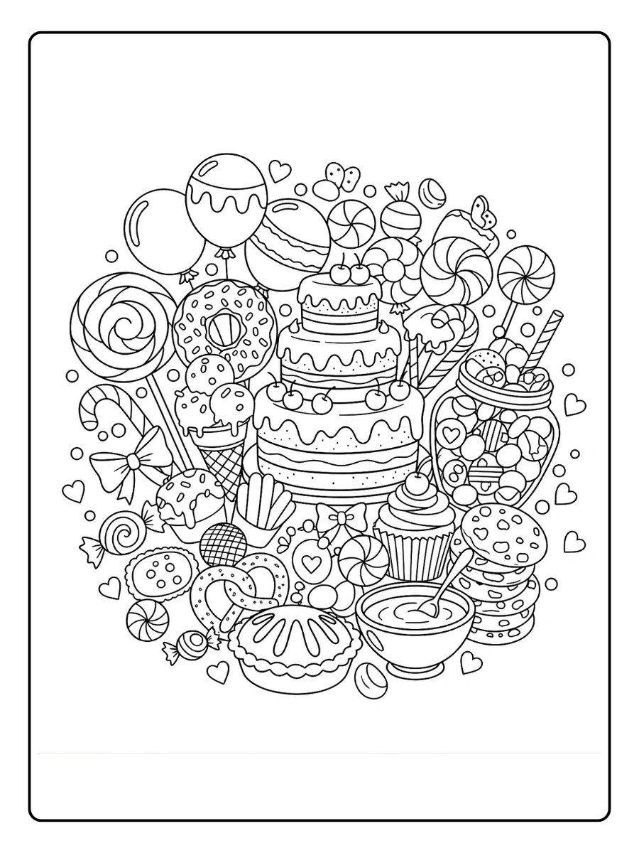 Ausmalbilder Kawaii Food (12)
