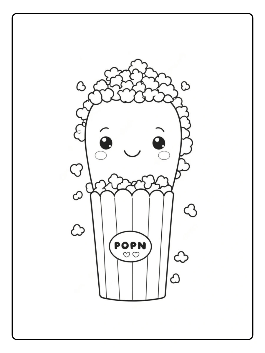 Ausmalbilder Kawaii Food (13)