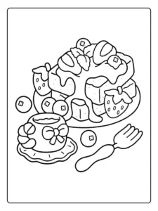 Ausmalbilder Kawaii Food (20)