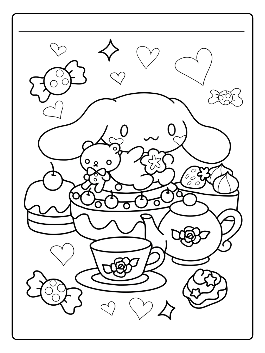 Ausmalbilder Kawaii Food (21)