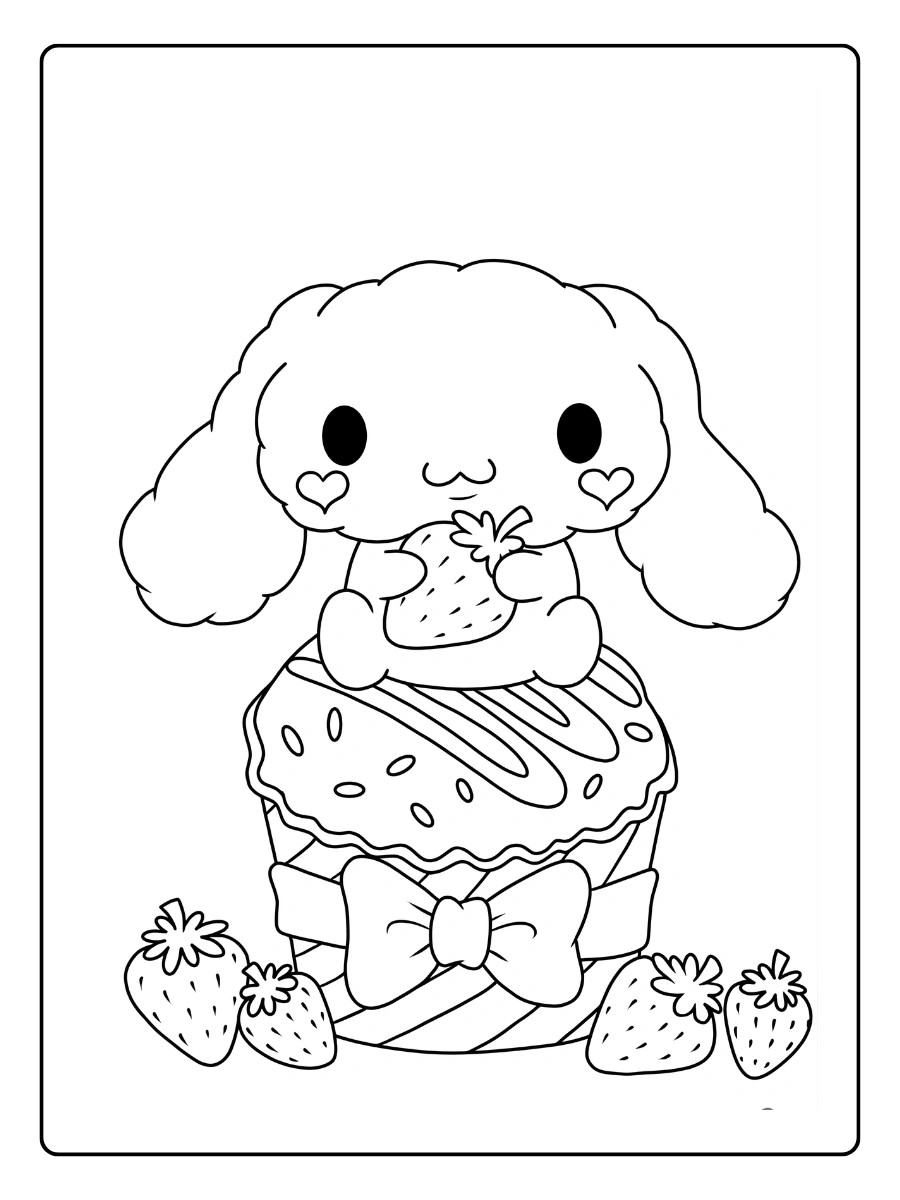 Ausmalbilder Kawaii Food (22)