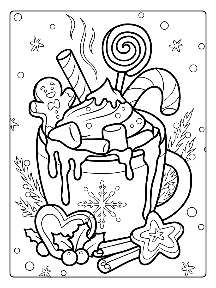 Ausmalbilder Kawaii Food (4)